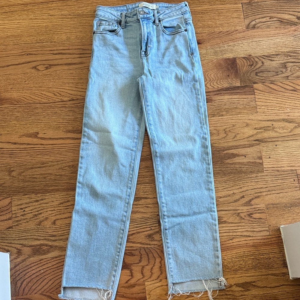 Classic Light Blue Straight Leg Women's Jeans